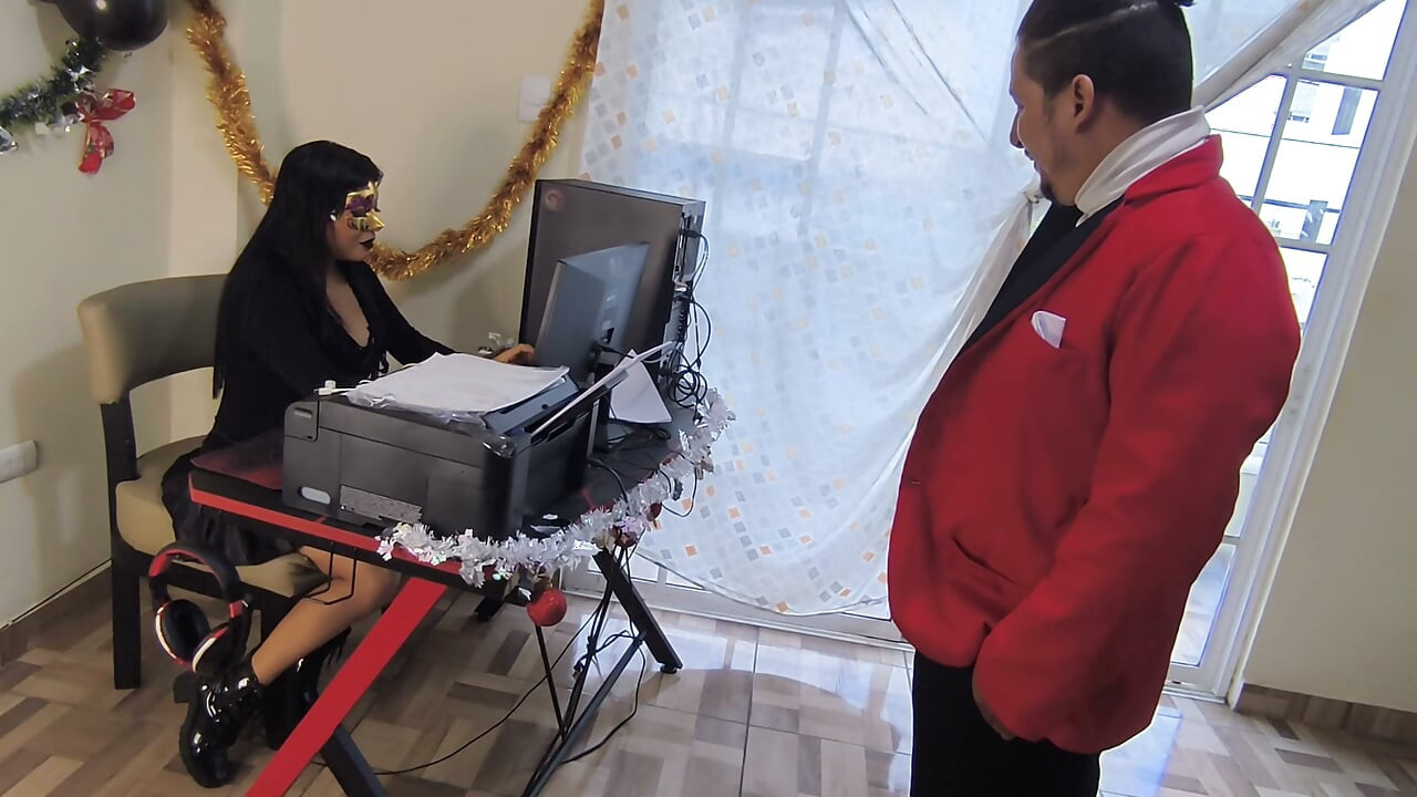 Mientras el jefe estaba fuera, el alto ejecutivo vino a jugar ... Seducción de la oficina)