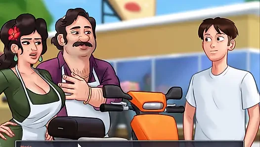 Summertime Saga: I've seen Grace's boobs and Eve's hot body