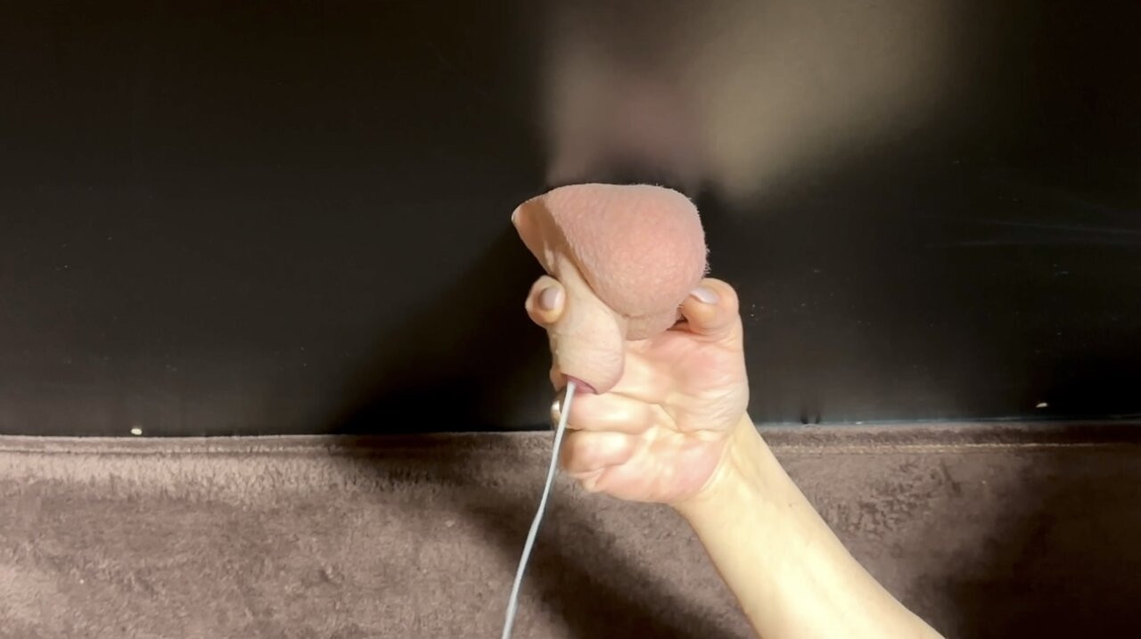 Ruined handjob on the milking table