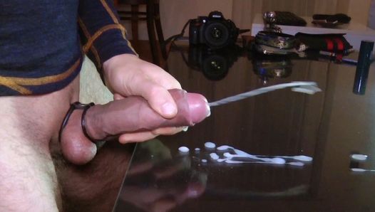 Sticky cum from Felixproducer - who's gonna suck my dick?