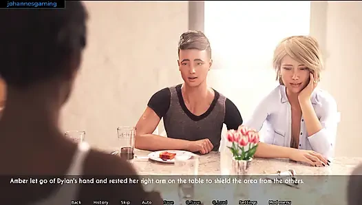 AWAM - Amber Gave me a handjob under table and let me finger fuck her