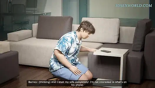 Tante seksi dengan pantat bahenol mia selingkuh dari suaminya sama kontol raksasa pria kulit hitam (gameplay 3d yang realistis)