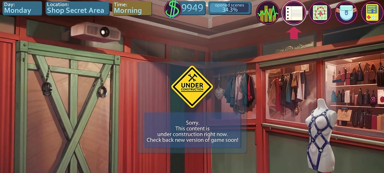 Taffy Tales V1.07.3c 파트 92 음란한 가게 직원 굉장! 로 러브 스키산69