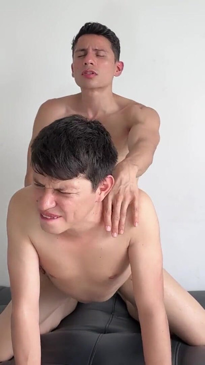 I'm late to class because I sucked dicks in the school bathroom, and to make it up to my teacher, I let him fuck my ass. | Clip 2