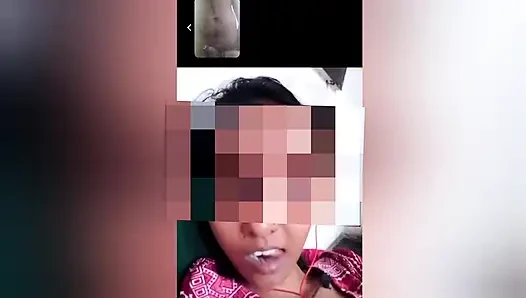 Video call sex Indian wife bhabhi ji ka mu me lena bhabhi
