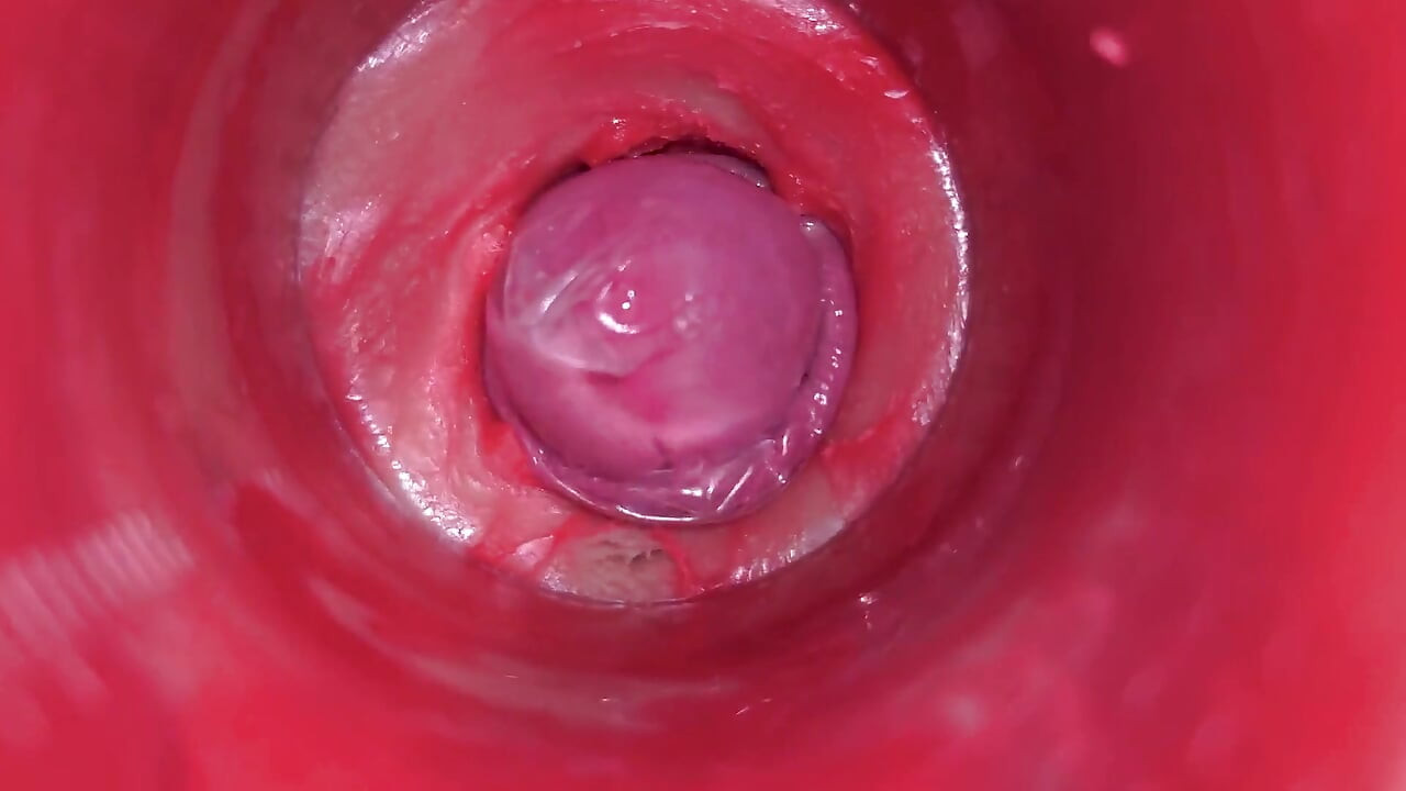 Camera Inside Pussy - Powerfull Cum in Pussy! Best Internal Asmr