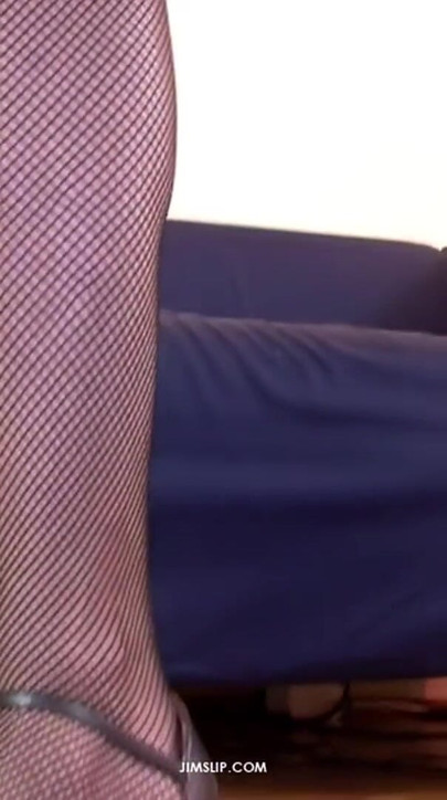 Aliz Caught on Cam fingered by Old Jim Slip