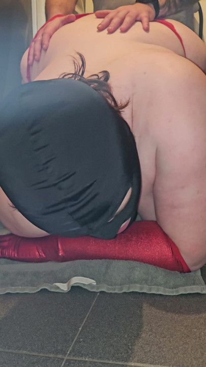 BBW Big tit fat ass smoking wife given to husbands employee for fucking | Clip 1