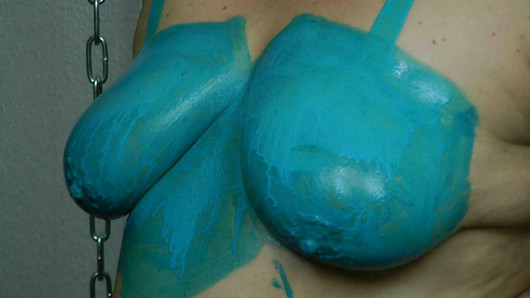 Annadevot - Played with latex paint