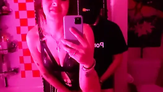 Fucking My Milf Friend In Front of The Mirror