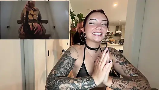 Первое доминирование над покорной брюнеткой-шлюшкой с огромной задницей!