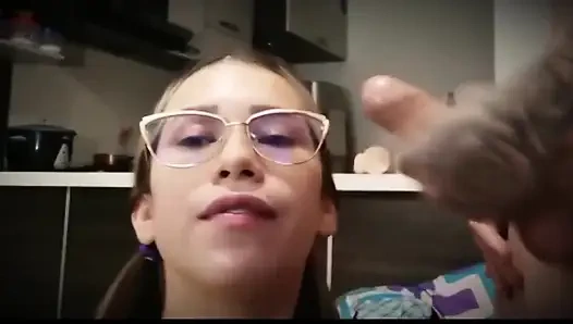 Güzel azgın latin ile derin sakso