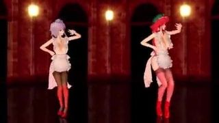 Mmd battle dance hentai à poil