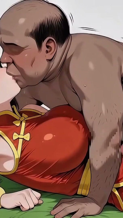 Djevojka u crvenoj kineskoj haljini je ljubazna prema svima - 3d hentai ai HD | Isječak 2