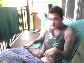 Jerking It On The Porch