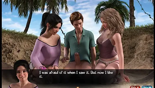Treasure of Nadia - 20&21 - gameplay - roleplay - teen 3some and milf tries to seduce MC