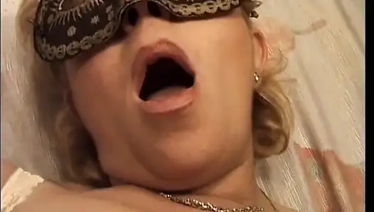 Blonde milf dildo penetrated