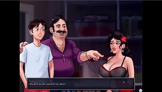 Summertime saga - Eva had her baby ... Johannes fucked Maria while tony was there