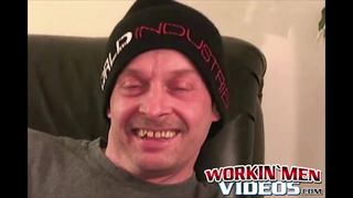 Old amateur man loves masturbating while we watch him do it