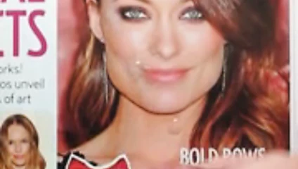 Olivia wilde cum haraç bukkake hayır. 3