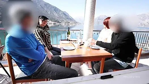 Blown Out in the Middle of the Restaurant, Under the Table
