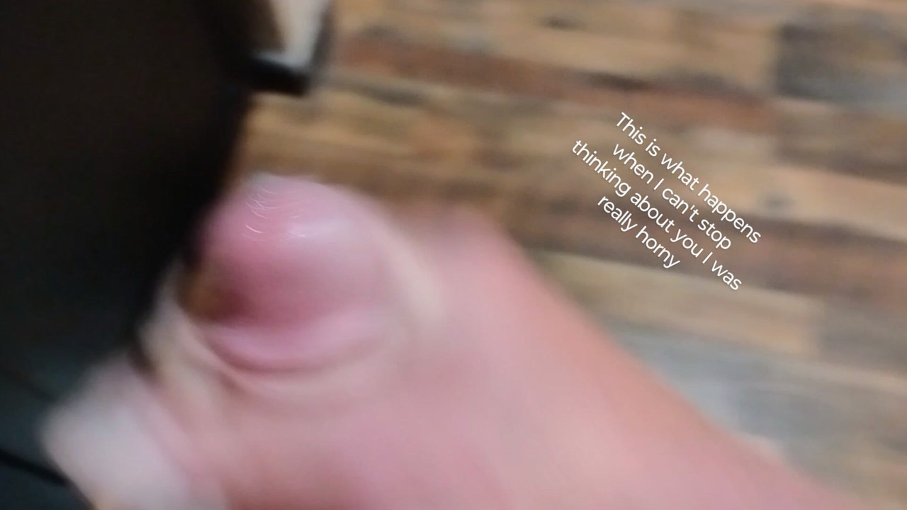 Teen cums slowed down cum shot