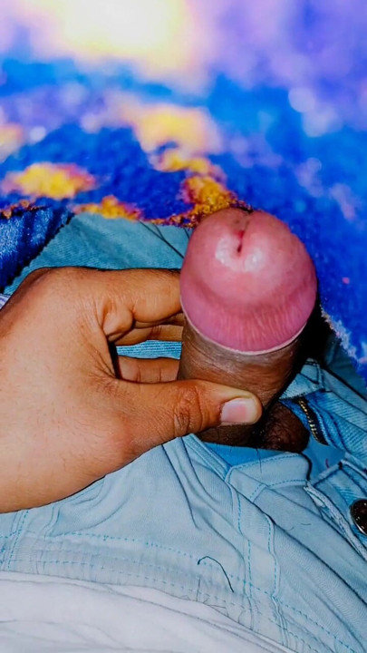 18 year old School boy showing uncut dirty cock pre organism | Clip 3
