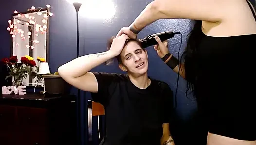 Time to Shave Her Head for Summer