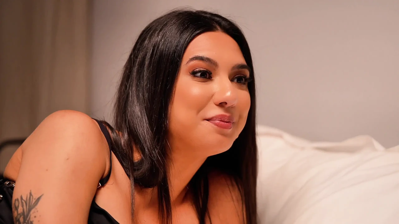 Beautiful Latina Bangs a