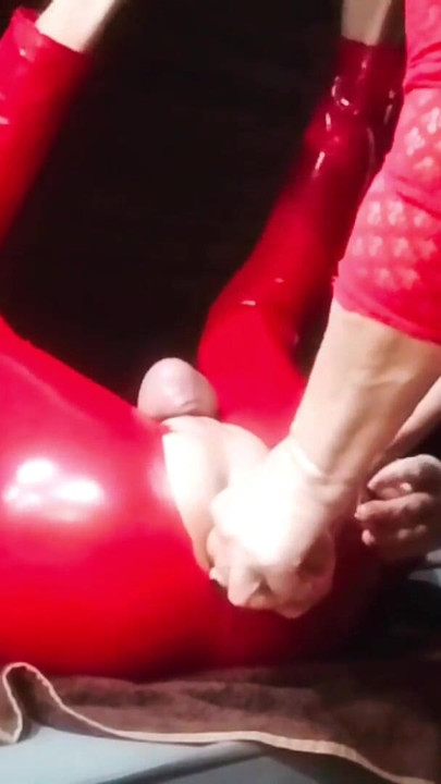 Stunning moment from "Stepmom dressed me up in latex"