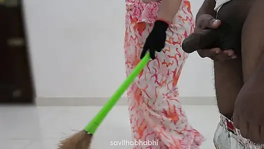 Hintli hizmetçi susmita tarafından elle muamele