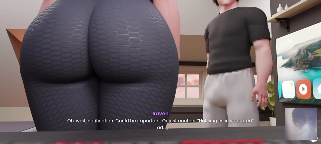 STEP-SIS WAS SURPRISED! I SAW HER BIG ASS IN LEGGINGS AND STARTED FUCKING HER LOKE A BULL!