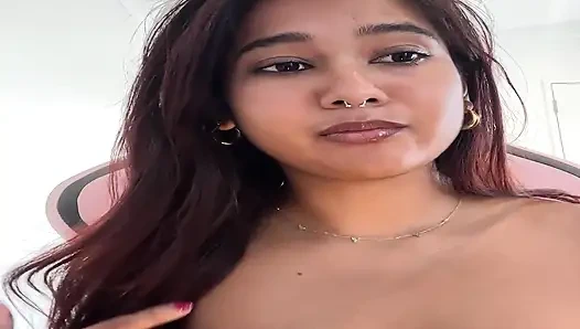 Hot Desi Mia Z reacts to hentai