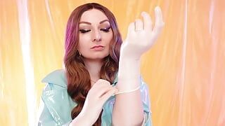 Asmr: operatie latex handschoenen (Arya Grander)