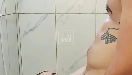 Real Couple in Shower Having Wet and Long Sex - Amateur Homemade