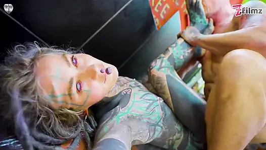 Anuskatzzz mess up my tattoo dan dientot anal