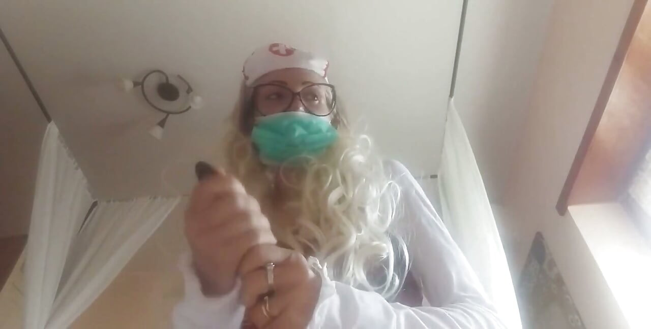 What a Good Nurse! She Puts on All the Suppository and Not Just That