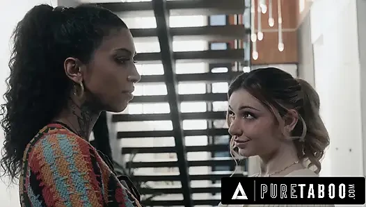 PURE TABOO манипулятивная Demi Hawks и ее бойфренд разоряют наивный наставник по биологии Ravyn Alexa этики