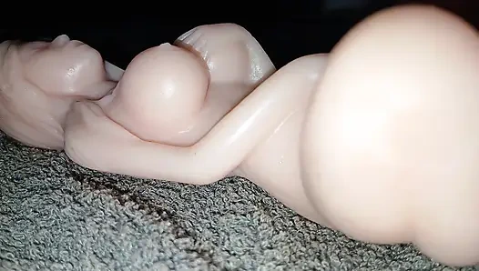 Любовная кукла, фантазия в видео от первого лица - реалистичная силиконовая кукла