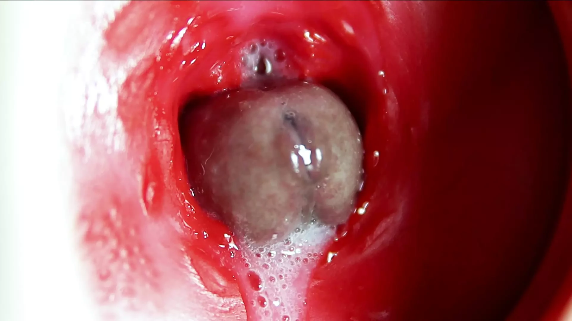 Groot orgasme in de anus! Fantastisch kreunend orgasme en veel sperma!
