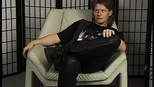 Her lovely boy toy dresses up for her