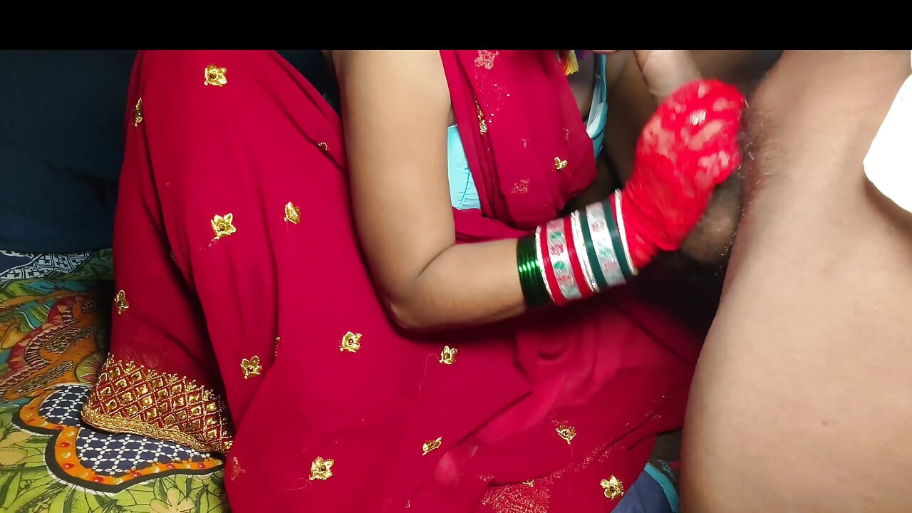 A Naughty Desi Couple in a Red Saree Gets Carried Away in a Secret Bedroom Encounter Full of Dirty Talk Forbidden Desires and