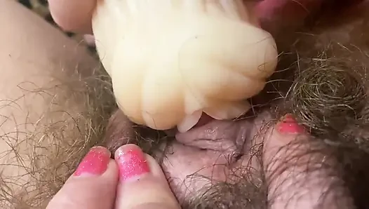 Sert klitoris orgazm yakın çekim