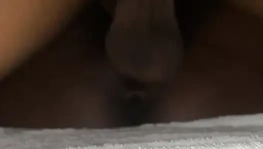 Homemade African Ebony Teen masturbating Creamy Wet Fat Clit POV & BBC Fucks POV