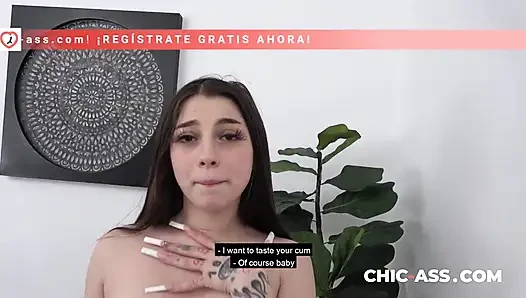 Spanish Husband Cheats On Wife with Hot Brunette Latina Teen Babe
