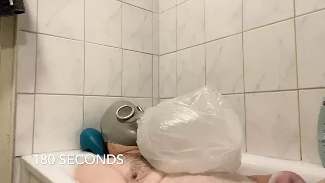 BHDL - Н.В.А.а. дыхание 2 - тренировка в противогазе с латексом с пластиком и кончанием