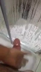 In shower!