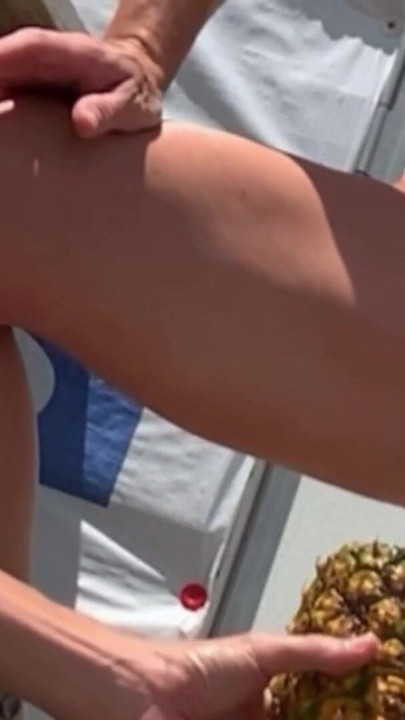 19yo boy drinks her pee from pineapple | Clip 2