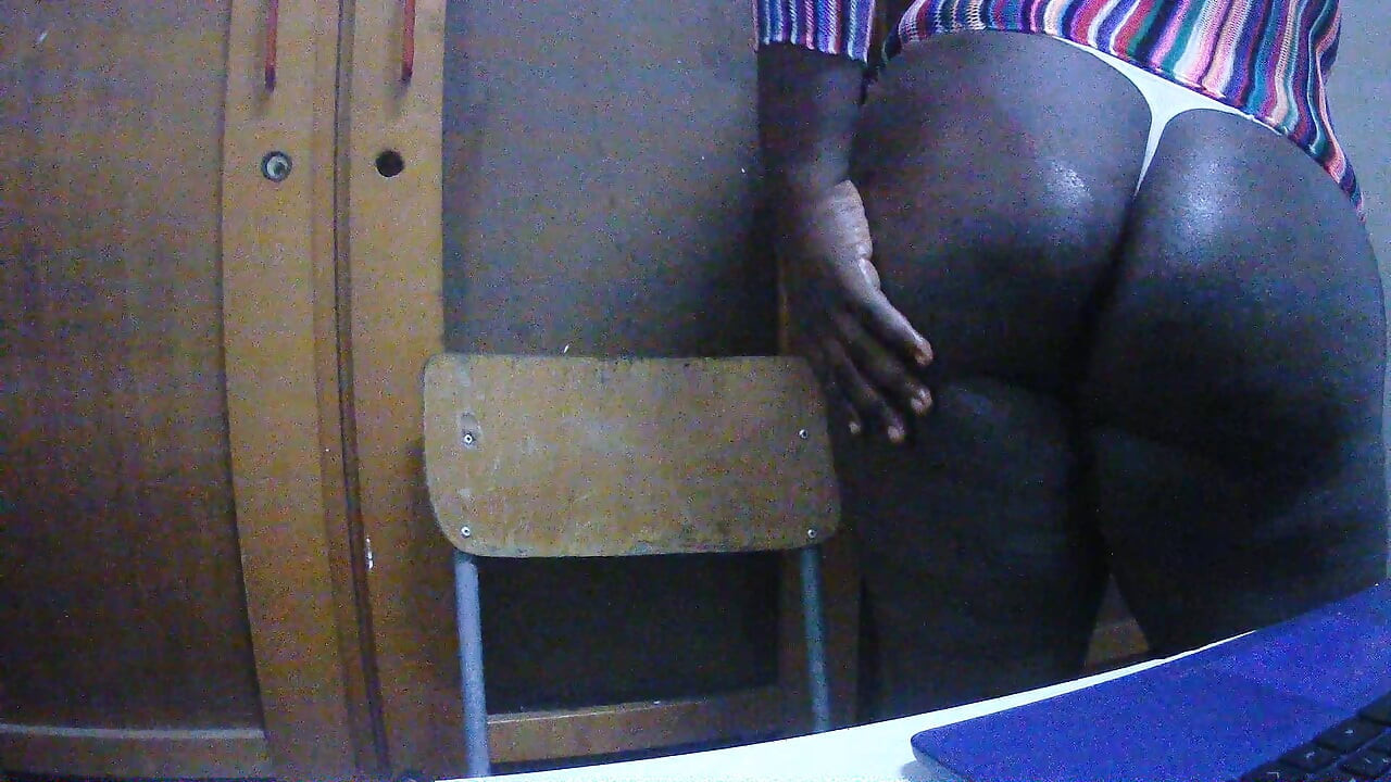 oiling my ass, boobs and dick