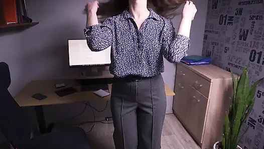 Office Tease Turned Into Split Pants Disaster